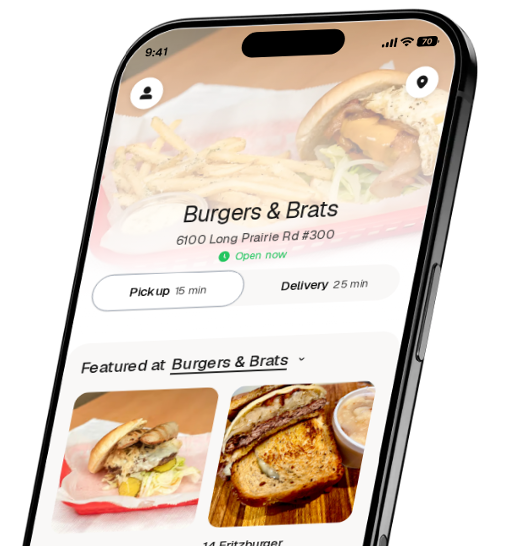 Burgers & Brats app preview